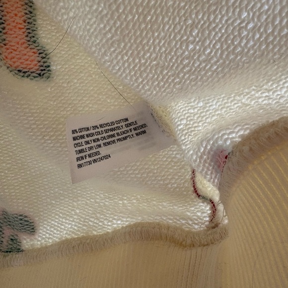 Rowing Blazers Limited Edition Cream Sweater with Multicolor Letter Print - Picture 3 of 4